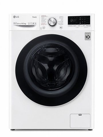 Стиральная машина LG ThinQ V5105SE 2100W 10.5кг sn 104PWGNLN231 000055082 фото