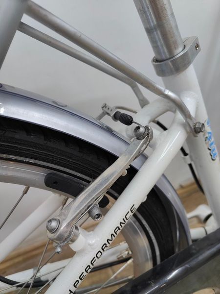 Велосипед 24 Soulride Alu подростковый бело голубой алюм 000050894 фото