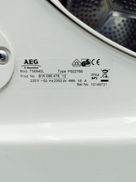 Сушильная машина AEG T56840L 000036404 фото