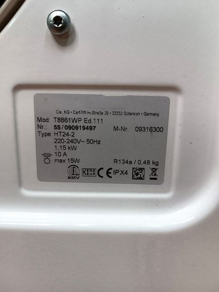 Сушильна машина Premium T 8861 WP 8кг sn 55090919497 000051417 фото