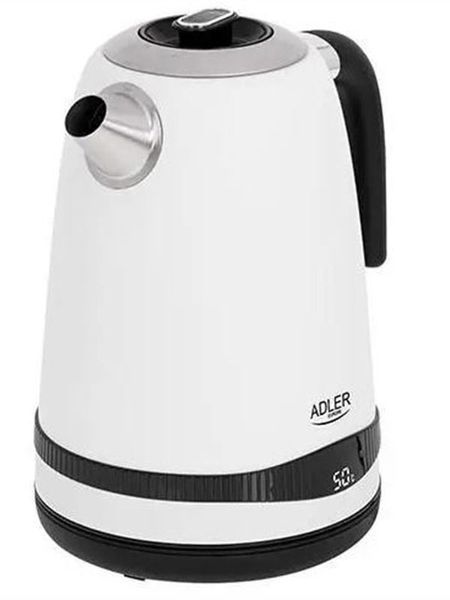 Электрочайник с регулятором температуры Adler AD 1295 1700мл 2200w White 000036250 фото