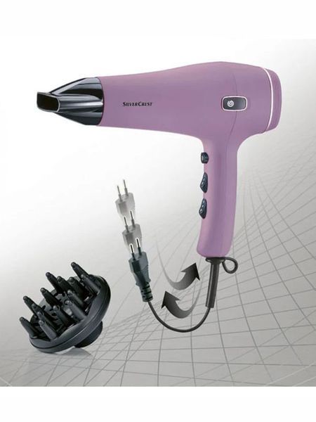 Фен SilverCrest SHTK 2000 A1 2000w Pink 000040676 фото