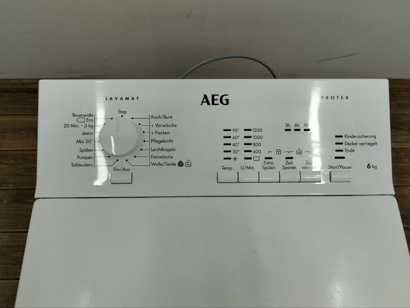 Стиральная машина вертикальная AEG L51260TL 2200w sn 8200137 000047125 фото