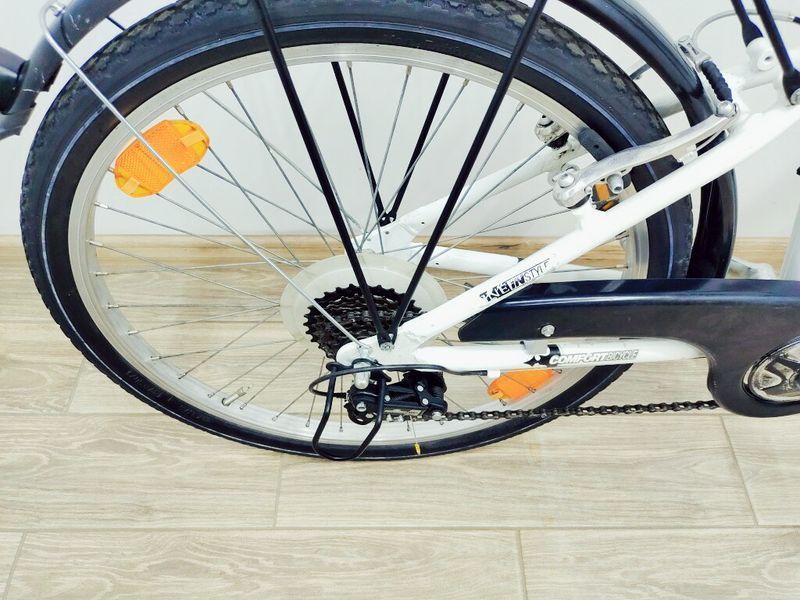 Велосипед 24 Comfort Bicycle підлітковий білий алюм 000035807 фото
