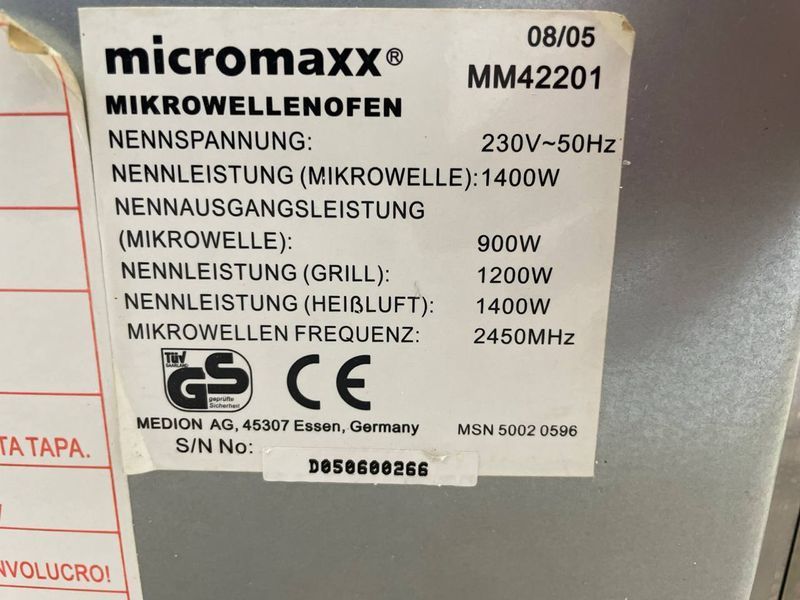 Микроволновая печь MicroMaxx MM42201 000045395 фото