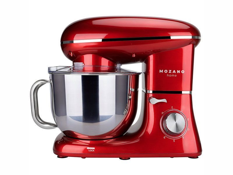 Міксер планетарний тістоміс Mozano AGD ROB 01 2300w Red 000041188 фото