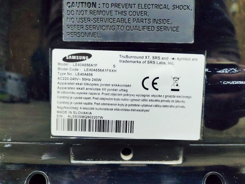 Телевизор 40 Samsung LE40A656A1F LCD Full HD 000037337 фото