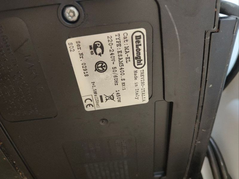 Кавомашина Delonghi Perfecta ESAM5400.S ex1 1450W sn 02918 000051614 фото