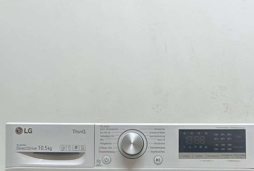 Стиральная машина LG ThinQ V5105SE 2100W 10.5кг sn 104PWGNLN231 000055082 фото