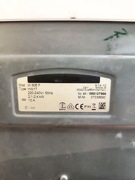 Стиральная вертикальная машина Premium W 605 F sn 41095107966 000050671 фото