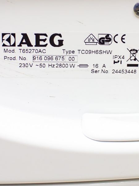 Сушильна машина AEG T65270AC 2800w 7 кг sn 24453448 000034628 фото