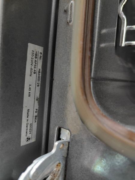 Духовой шкаф Siemens HB200512S 3450W sn 000224 n505 000050565 фото