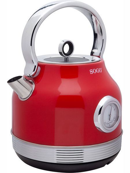 Електрочайник Sogo Retro SS 7760 2200w 1700мол Red 000044534 фото
