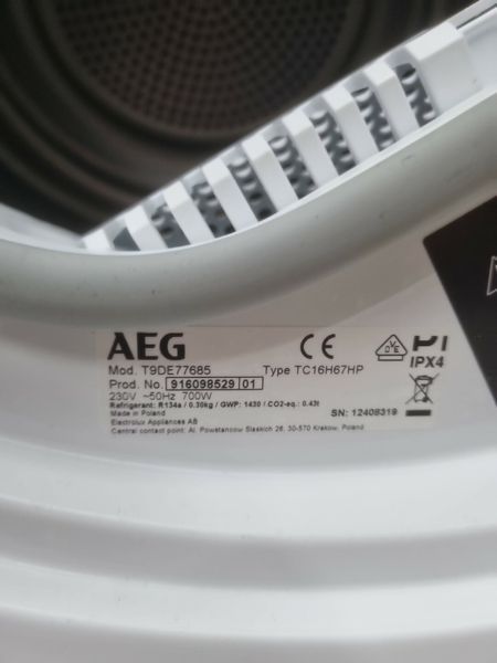Сушильная машина AEG 9000 Series T9DE77685 000041095 фото