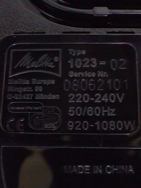 Кавоварка крапельна Melitta Easy 1023 02 1080w сток LPNHE596438756 31е 000033891 фото