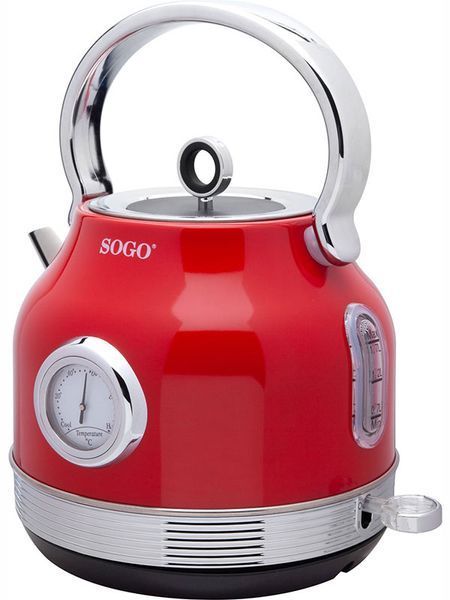 Електрочайник Sogo Retro SS 7760 2200w 1700мол Red 000044534 фото