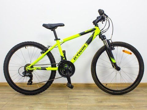 Велосипед 24 Btwin Rockrider 500 підлітковий жовтий алюм 000019467 фото