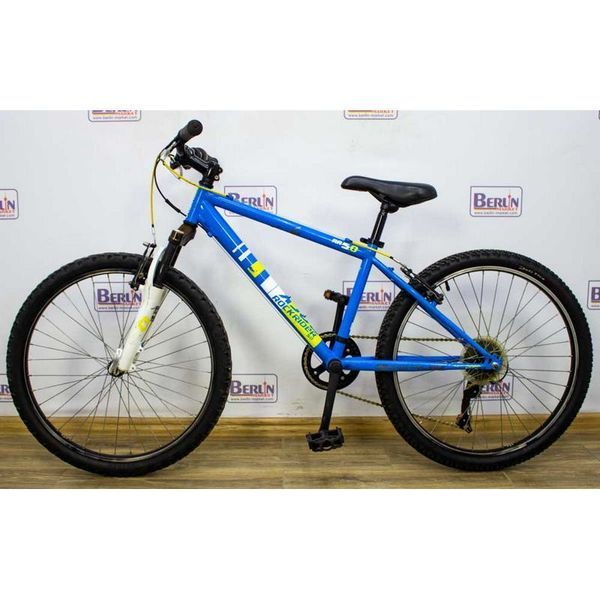 Велосипед 24 Btwin RockRider rr 5.0 горный синий 000010862 фото