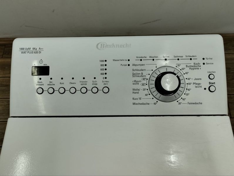 Стиральная машина Bauknecht WAT PLUS 620 DI 2100w 6 кг sn 858352003040 000047120 фото
