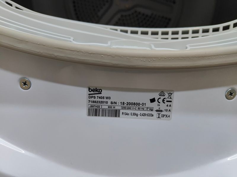 Сушильная машина Beko DPS 7405 W3 900W 7кг sn 1820080001 000053494 фото