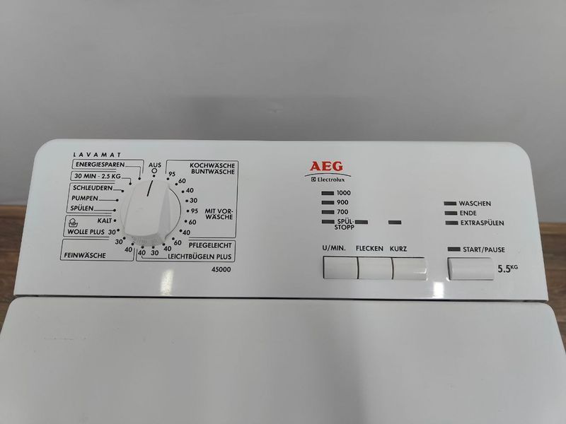 Стиральная машина вертикальная AEG L45000 2300W 5кг sn 04900513 000049836 фото