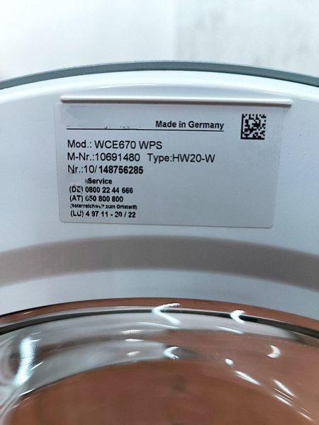 Стиральная машина Premium WCE 670 8кг sn 10148756285 000050026 фото