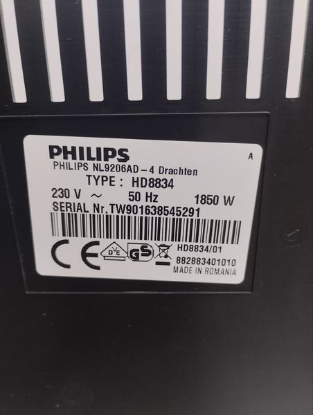 Кавомашина Philips Saeco minuto HD8834 1850W sn TW901638545291 000046344 фото