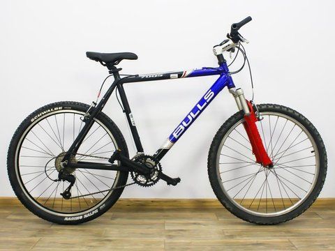 Велосипед 26 Bulls 700c гірський чорно-синій алюм 000019095 фото