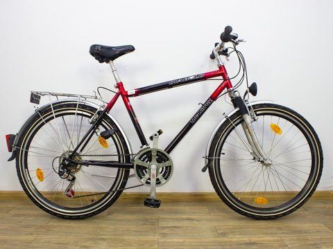 Велосипед 26 McKilroy Diabolo гірський чорно-червоний алюм 000019456 фото