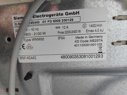 Стиральная машина Siemens IQ700 WM14S443】 купити за низькою ціною