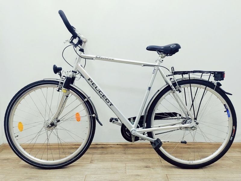 Велосипед 28 Peugeot Geneve дорожній сірий алюм 000042988 фото