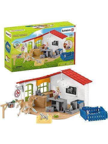 Ляльковий будинок ветеринарна практика з Pets Farm World Schleich 42502 t LPNHE522180369 38е 000027129 фото