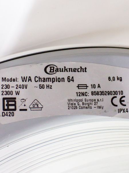 Стиральная машина Bauknecht WA Champion 64 000031510 фото