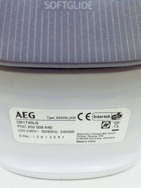Праска AEG DB1740LG 2400w новий LPNHE589261553 33е 000033820 фото
