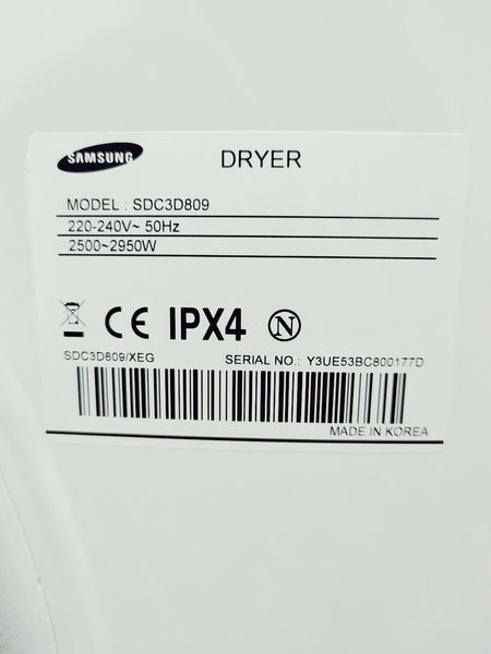 Сушильная машина Samsung SDC3D809 000043379 фото