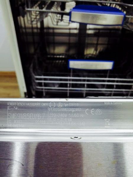 Посудомийна машина Bosch SMI69M85EU 67 2400w 12 персон sn 9302 00169 000029207 фото