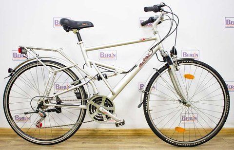 Велосипед 28 TCM AluBike двопідвіс сірий алюміній 000013769 фото