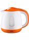 Электрочайник Brock WK 0713 OR 1100w 1л White Orange 000044589 фото 1