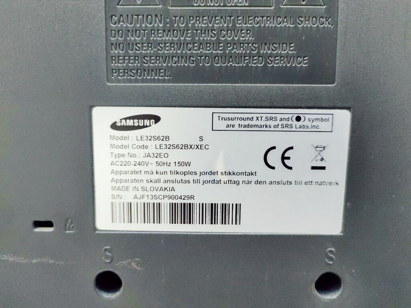 ТБ 32 Samsung LE32S62B HD 150w sn AJF13SCP900429R 000040653 фото