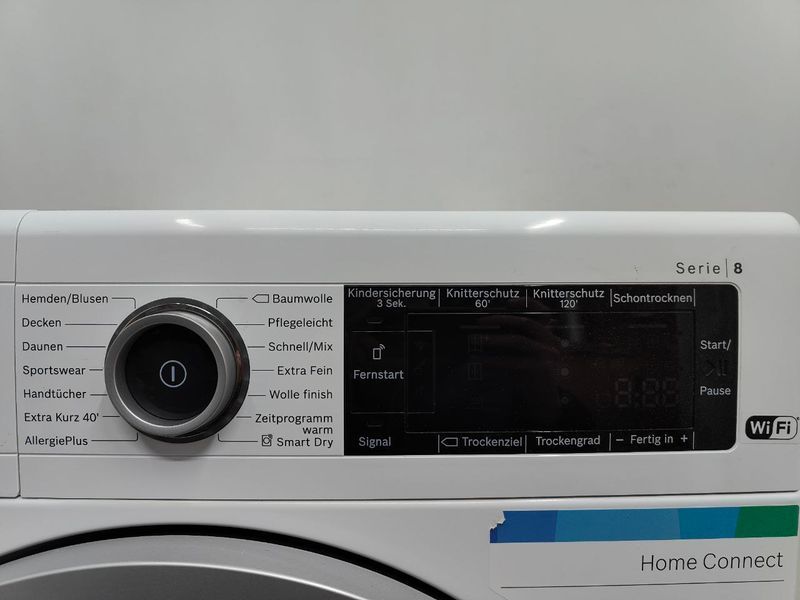 Сушильна машина Bosch Serie8 WTX87M4003 600W 8кг sn 01268 000051953 фото
