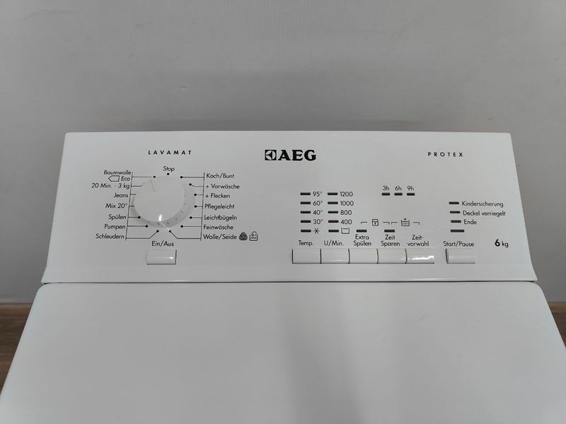 Стиральная машина вертикальная AEG L51260TL 2200W 6кг sn 64800216 000053436 фото