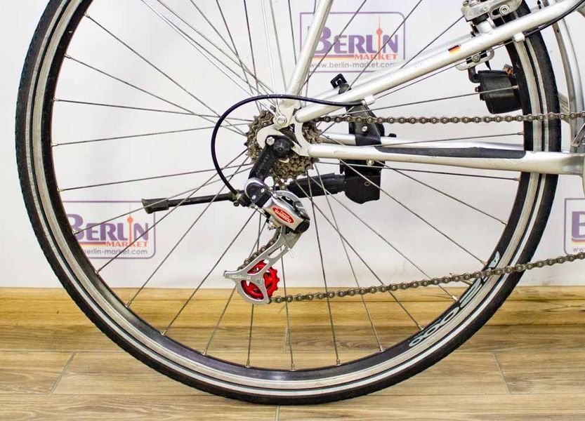 Велосипед 28 TCM AluBike двопідвіс сірий алюміній 000013769 фото