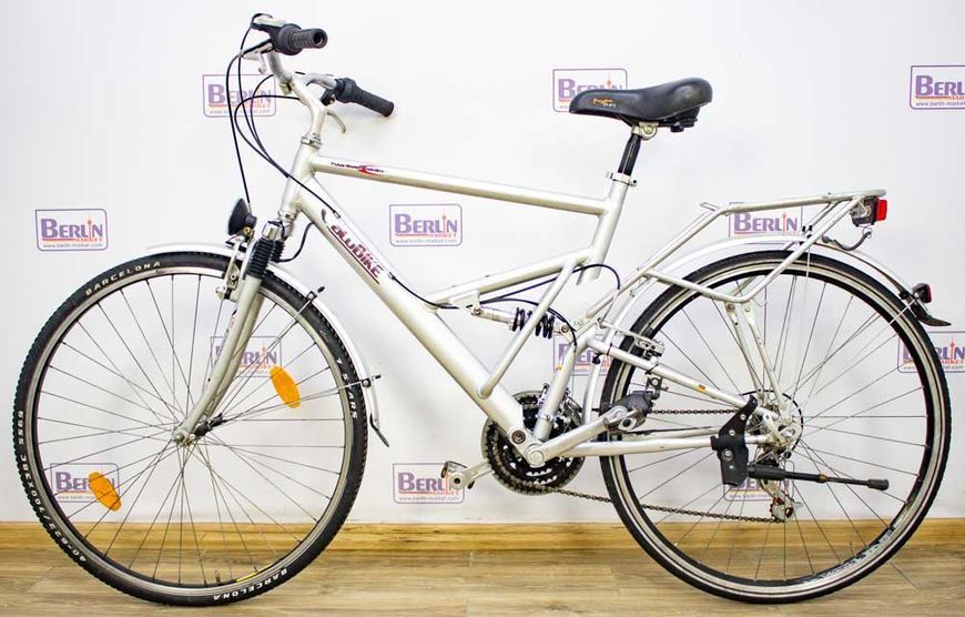 Велосипед 28 TCM AluBike двопідвіс сірий алюміній 000013769 фото