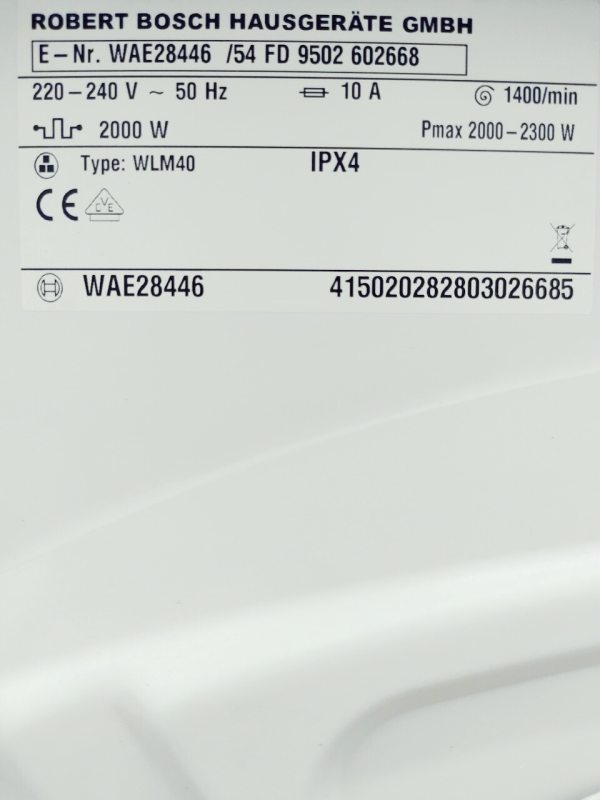 Пральна машина Bosch Serie4 WAE28446 54