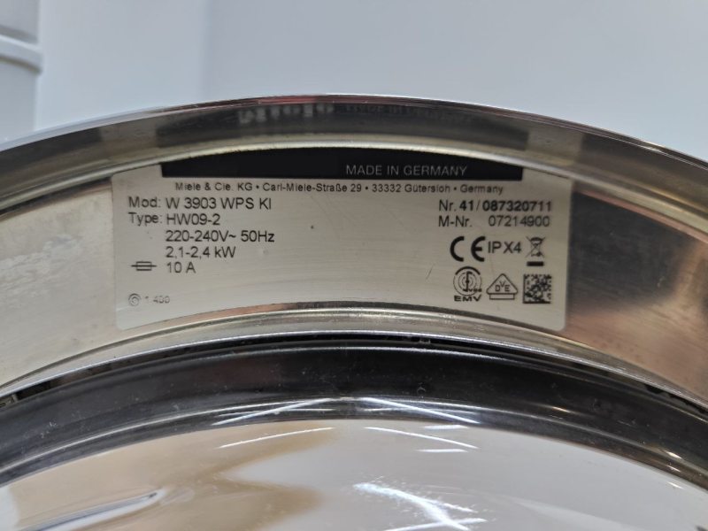 Пральна машина Premium Klassik W 3903 WPS KI 2400W 6 кг sn 41 087320711