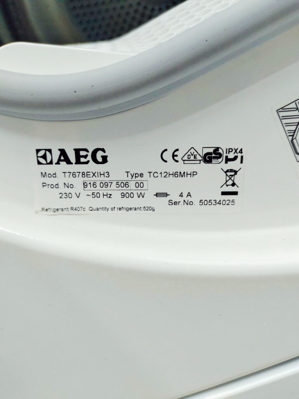 Сушильна машина AEG T7678EXIH3