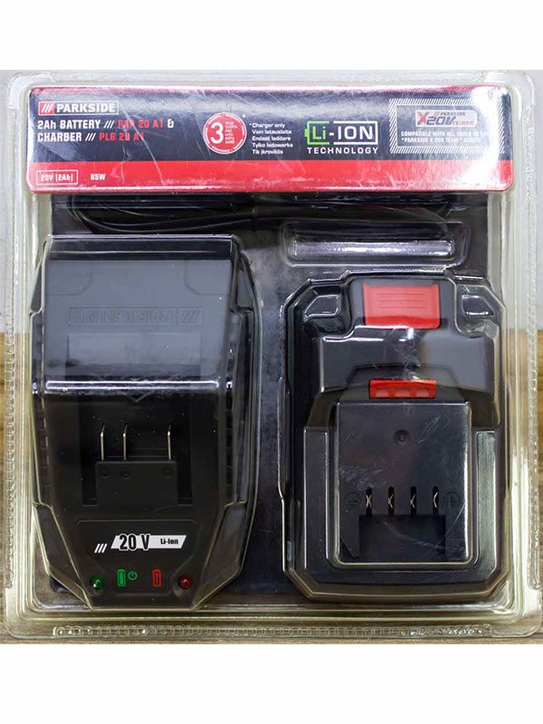 Зарядное устройство с аккумулятором Parkside PLG 20 A1