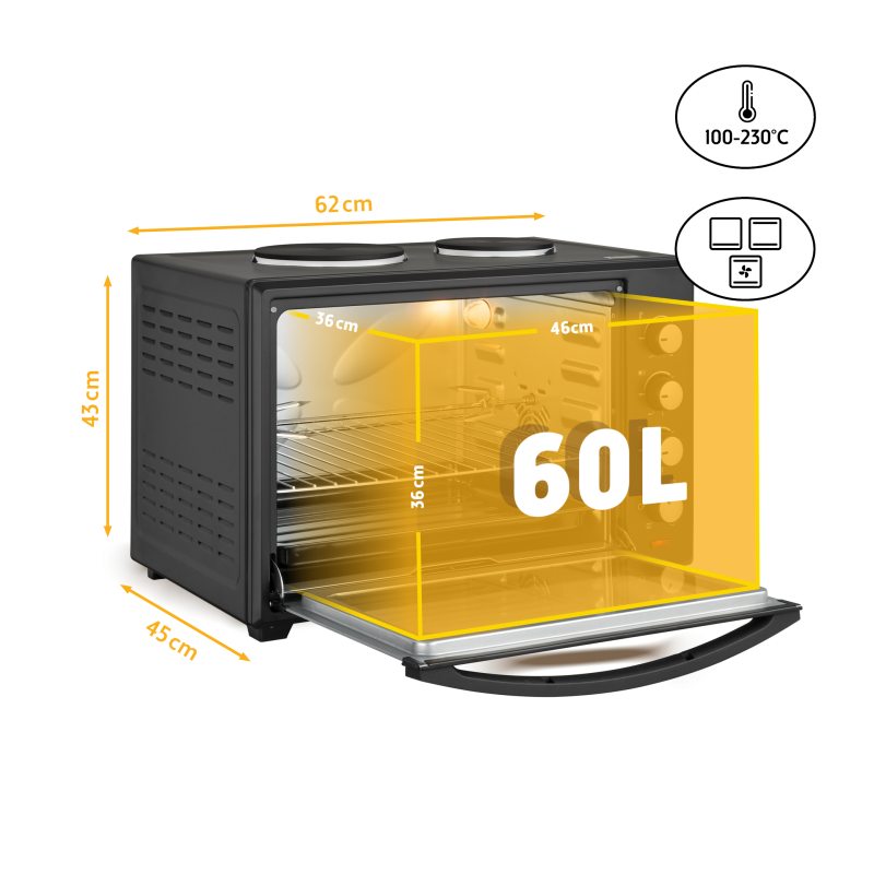 Електродуховка First Austria FA-5045-5 3400w 60л