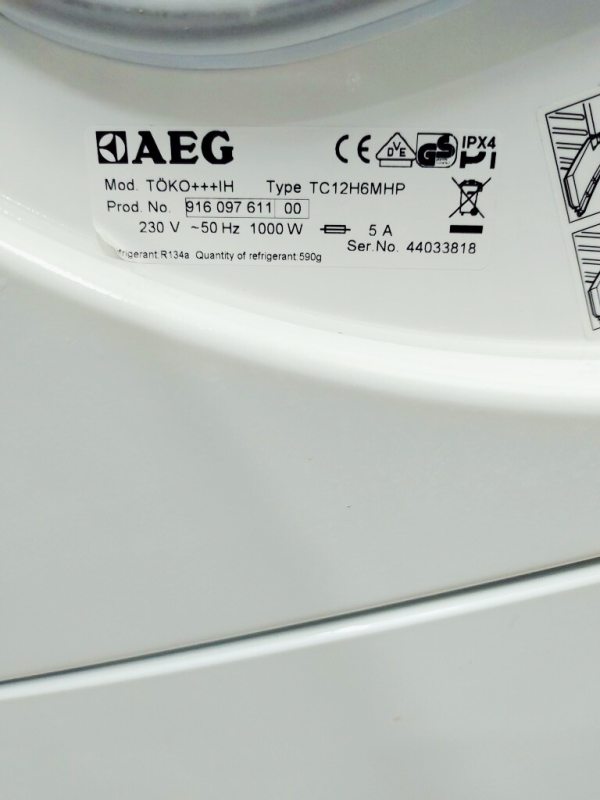 Сушильна машина AEG TC12H6MHP