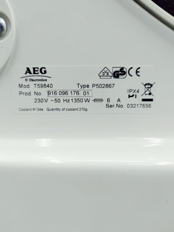 Сушильна машина AEG T59840
